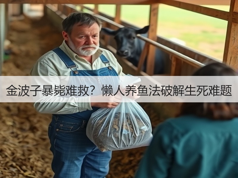 金波子暴毙难救？懒人养鱼法破解生死难题