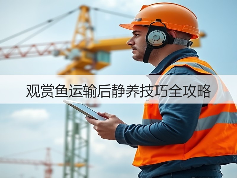 观赏鱼运输后静养技巧全攻略