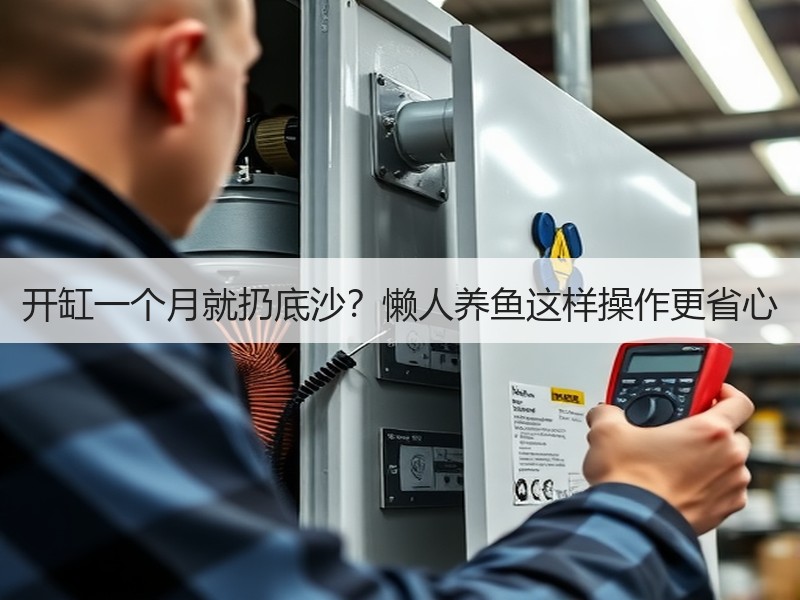 开缸一个月就扔底沙？懒人养鱼这样操作更省