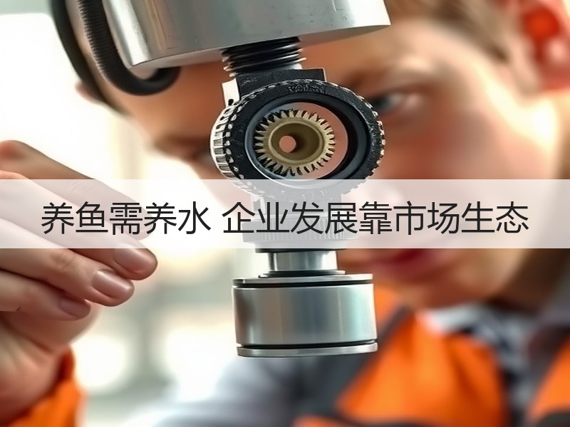 养鱼需养水 企业发展靠市场生态