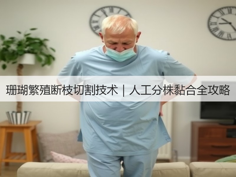 珊瑚繁殖断枝切割技术｜人工分株黏合全攻略