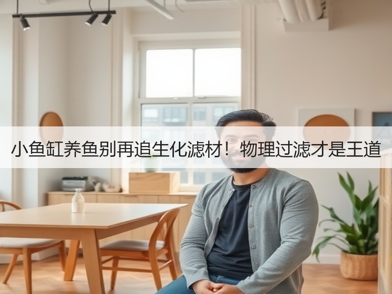 小鱼缸养鱼别再追生化滤材！物理过滤才是王