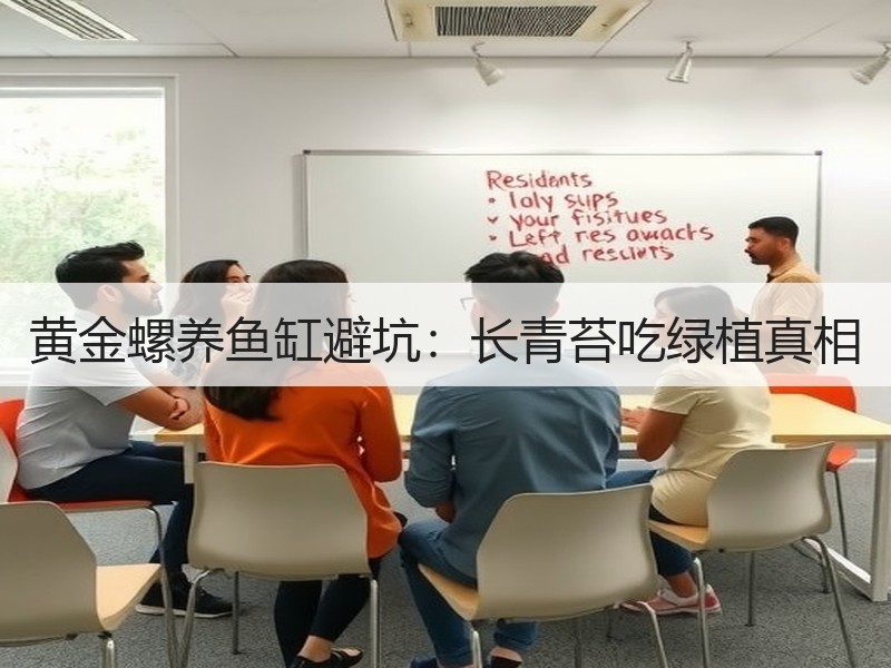 黄金螺养鱼缸避坑：长青苔吃绿植真相