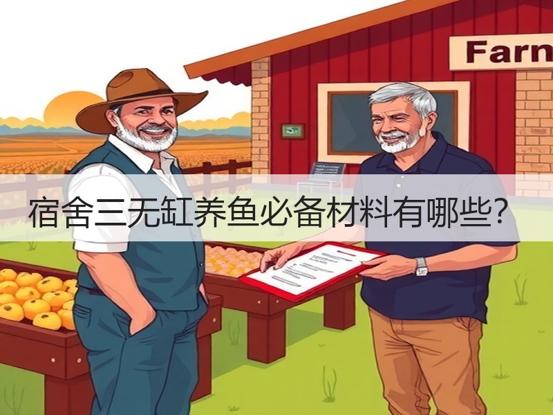 宿舍三无缸养鱼必备材料有哪些？