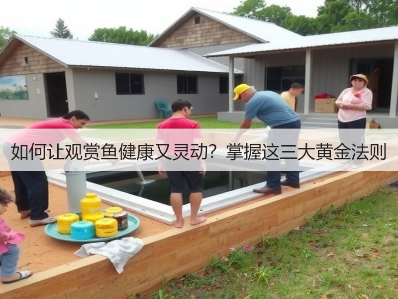 如何让观赏鱼健康又灵动？掌握这三大黄金法