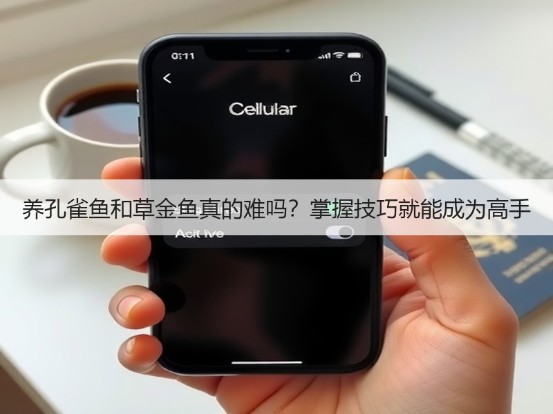 养孔雀鱼和草金鱼真的难吗？掌握技巧就能成