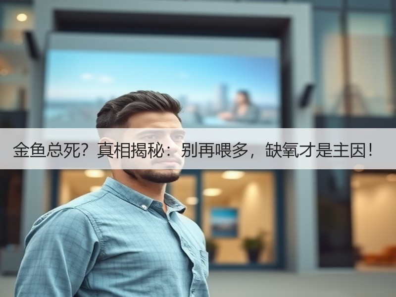 金鱼总死？真相揭秘：别再喂多，缺氧才是主
