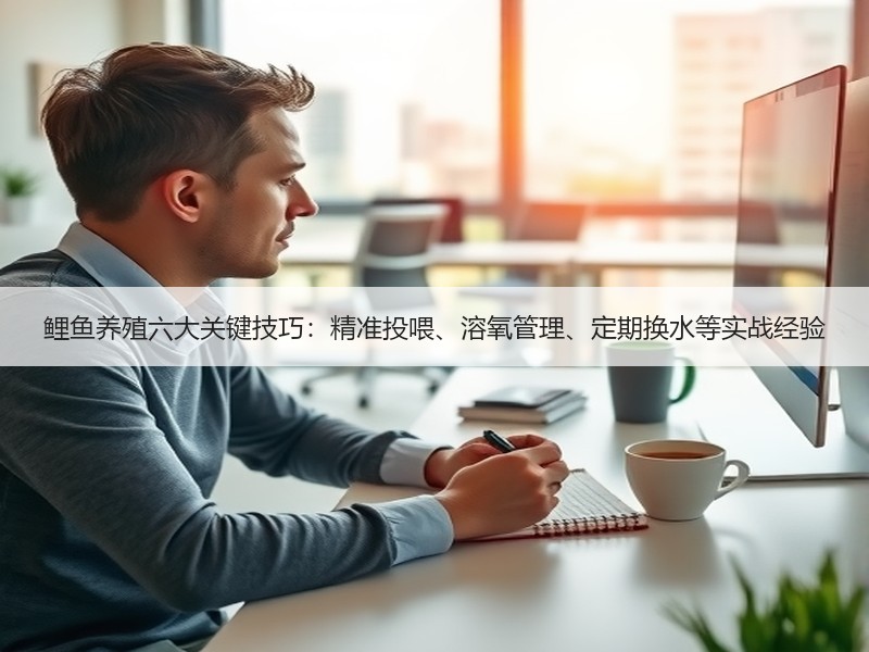 鲤鱼养殖六大关键技巧：精准投喂、溶氧管理