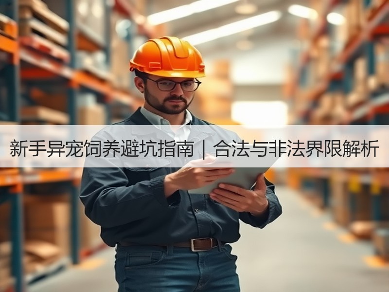 新手异宠饲养避坑指南｜合法与非法界限解析