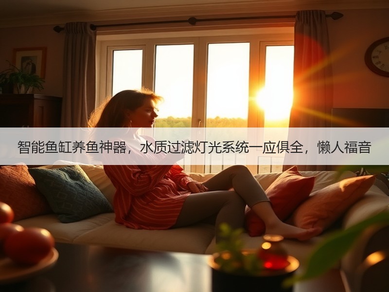智能鱼缸养鱼神器，水质过滤灯光系统一应俱