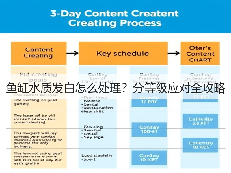 鱼缸水质发白怎么处理？分等级应对全攻略