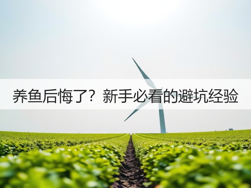 养鱼后悔了？新手必看的避坑经验