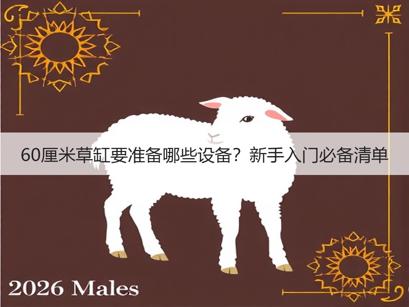 60厘米草缸要准备哪些设备？新手入门必备