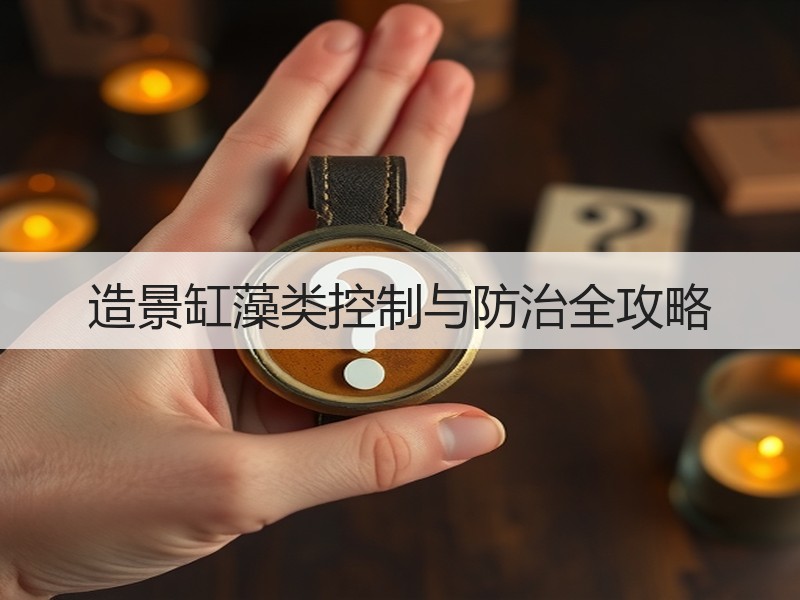 造景缸藻类控制与防治全攻略