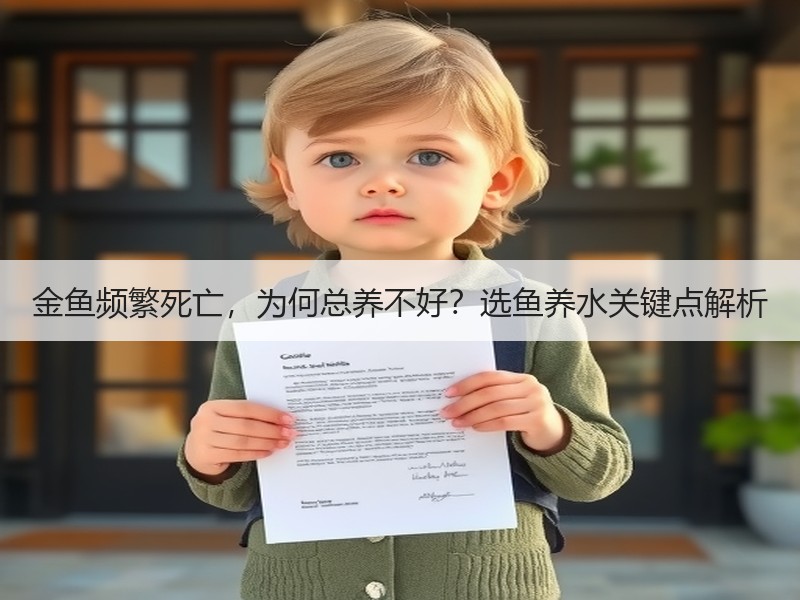 金鱼频繁死亡，为何总养不好？选鱼养水关键