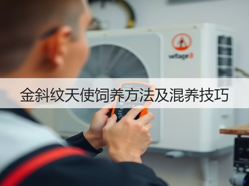 金斜纹天使饲养方法及混养技巧