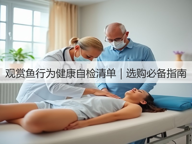 观赏鱼行为健康自检清单｜选购必备指南