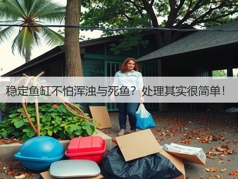 稳定鱼缸不怕浑浊与死鱼？处理其实很简单！