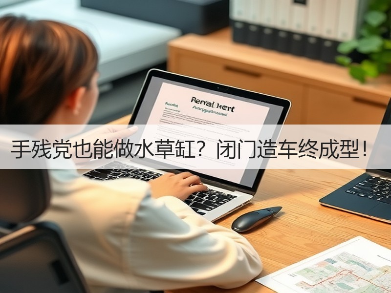 手残党也能做水草缸？闭门造车终成型！