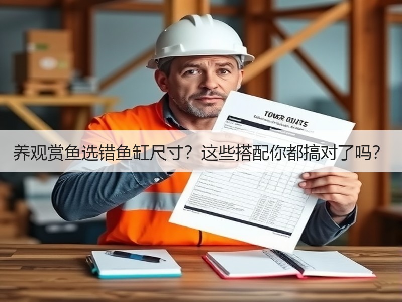 养观赏鱼选错鱼缸尺寸？这些搭配你都搞对了