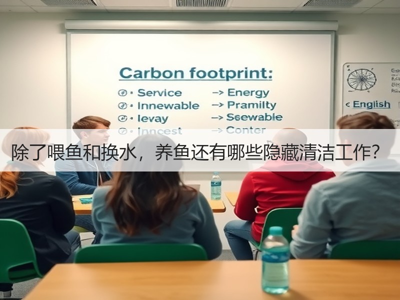 除了喂鱼和换水，养鱼还有哪些隐藏清洁工作