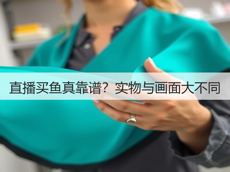 直播买鱼真靠谱？实物与画面大不同
