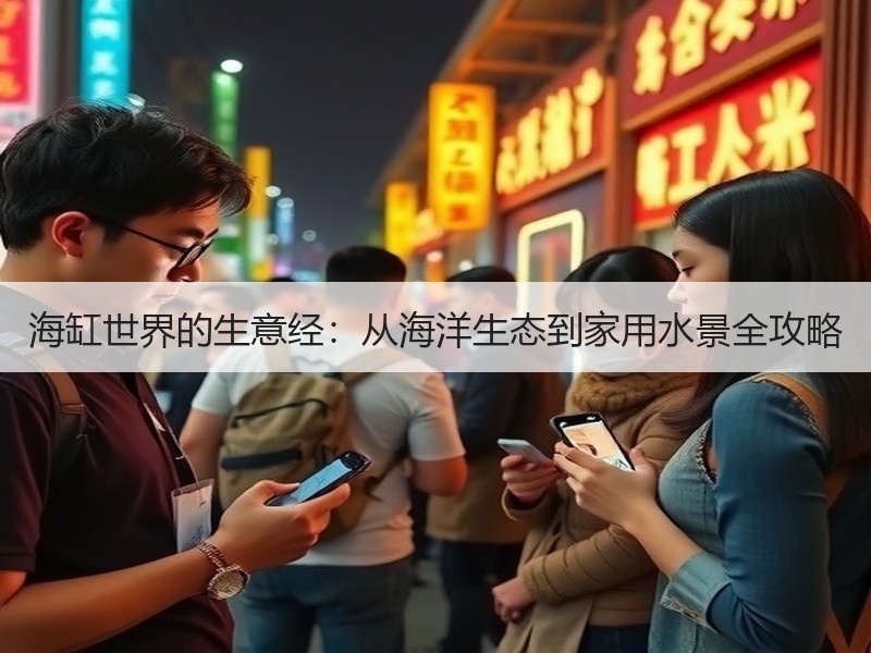 海缸世界的生意经：从海洋生态到家用水景全