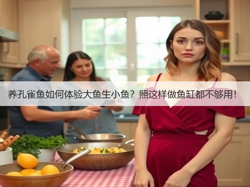 养孔雀鱼如何体验大鱼生小鱼？照这样做鱼缸