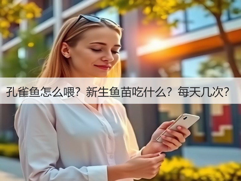孔雀鱼怎么喂？新生鱼苗吃什么？每天几次？