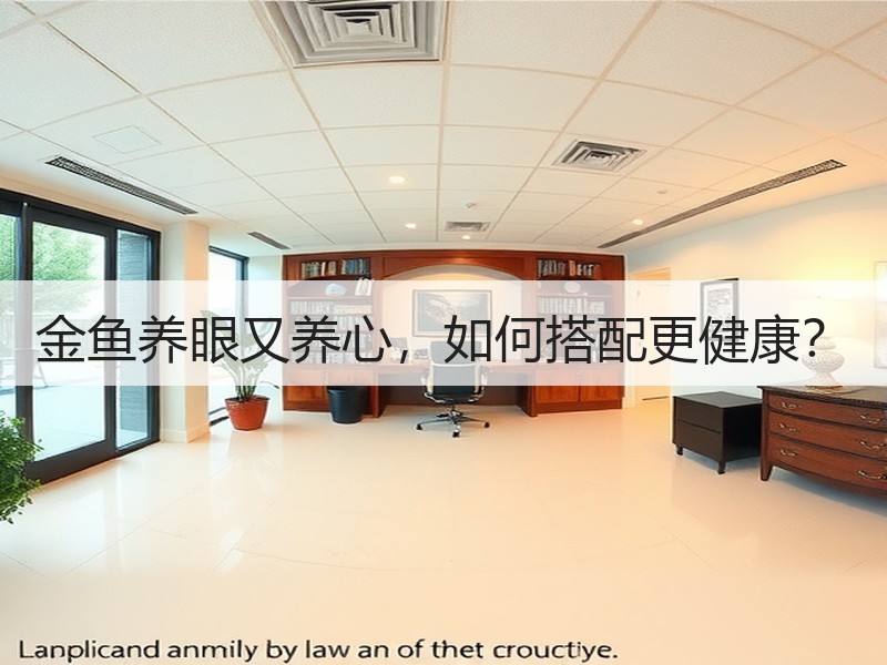 金鱼养眼又养心，如何搭配更健康？