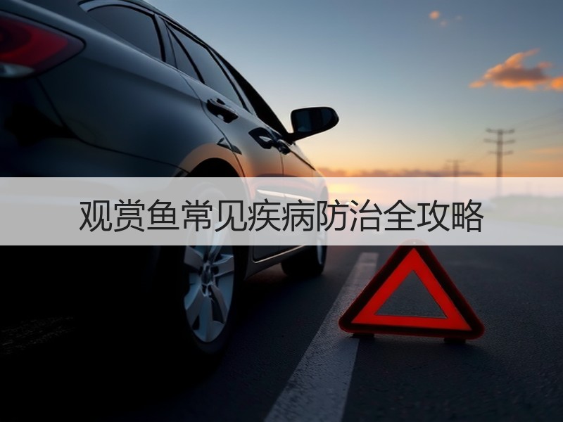 观赏鱼常见疾病防治全攻略