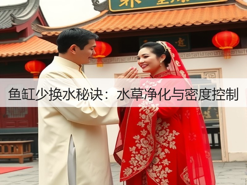 鱼缸少换水秘诀：水草净化与密度控制