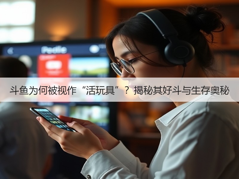斗鱼为何被视作“活玩具”？揭秘其好斗与生
