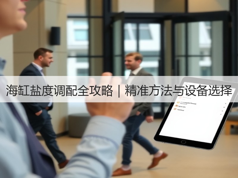 海缸盐度调配全攻略｜精准方法与设备选择