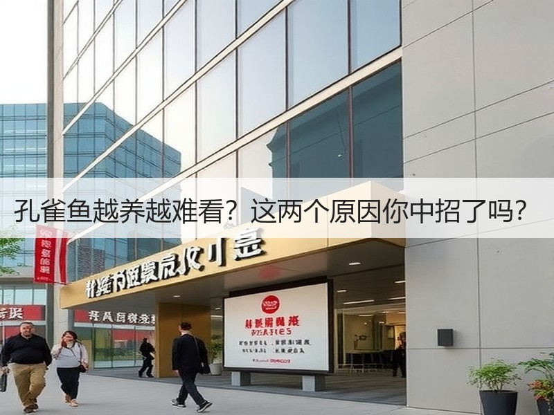 孔雀鱼越养越难看？这两个原因你中招了吗？