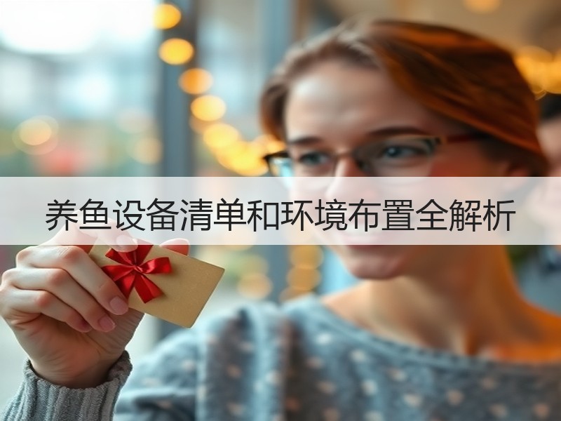 养鱼设备清单和环境布置全解析