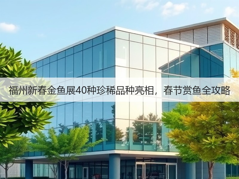 福州新春金鱼展40种珍稀品种亮相，春节赏
