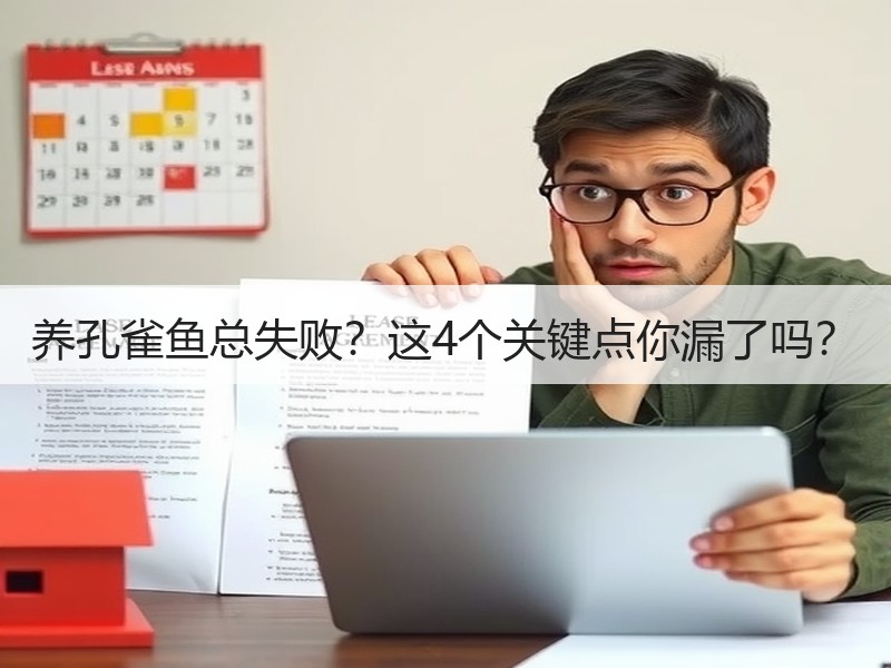 养孔雀鱼总失败？这4个关键点你漏了吗？