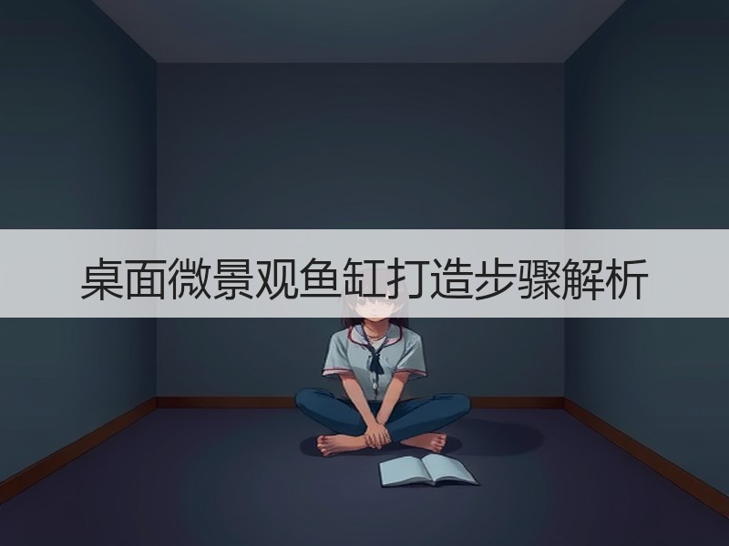 桌面微景观鱼缸打造步骤解析