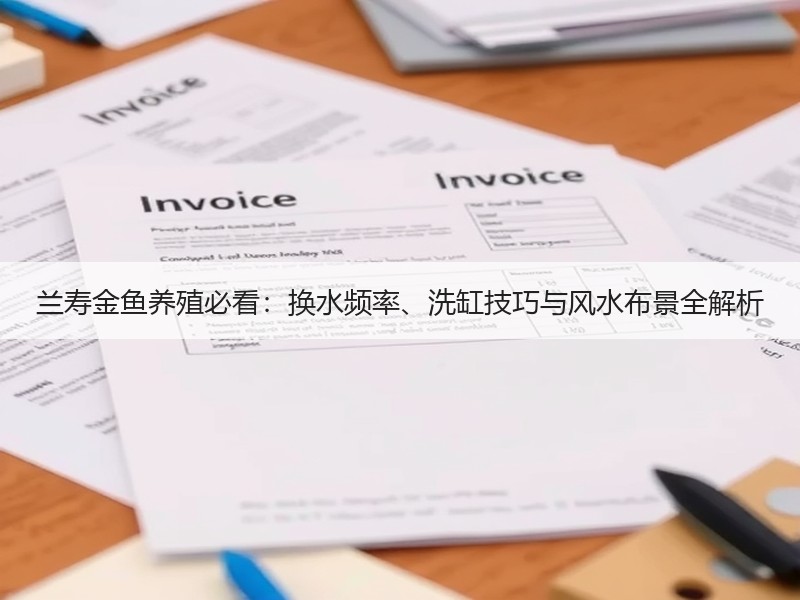 兰寿金鱼养殖必看：换水频率、洗缸技巧与风