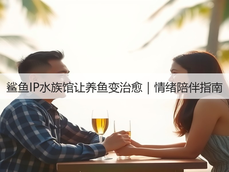 鲨鱼IP水族馆让养鱼变治愈｜情绪陪伴指南