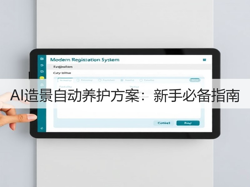 AI造景自动养护方案：新手必备指南