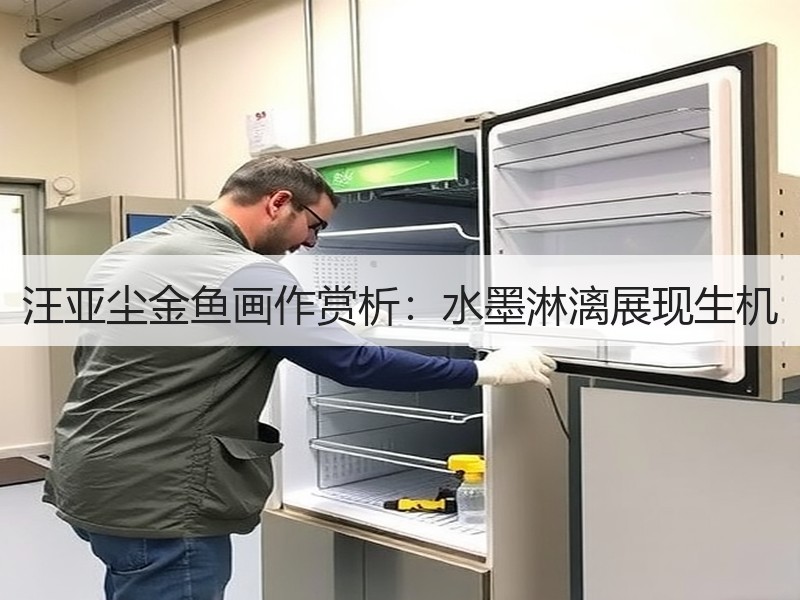 汪亚尘金鱼画作赏析：水墨淋漓展现生机