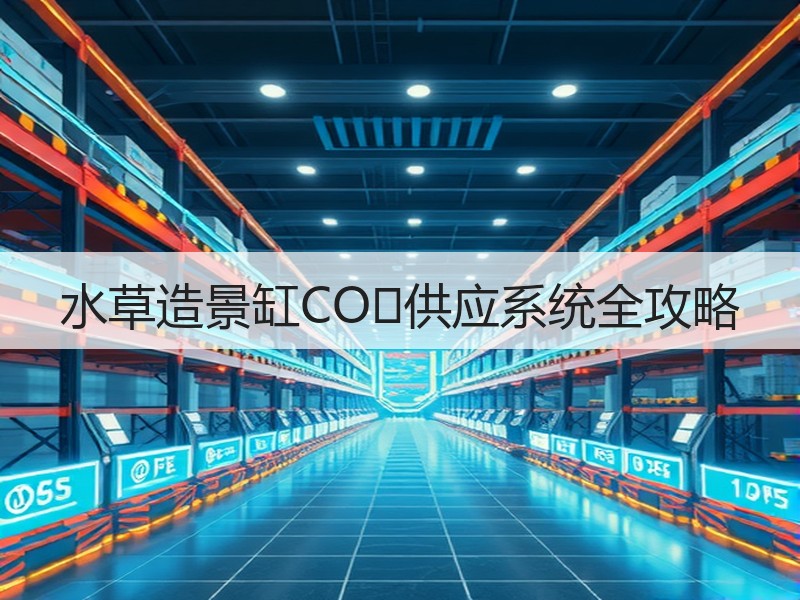 水草造景缸CO₂供应系统全攻略