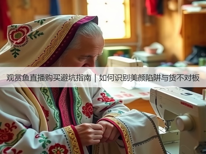 观赏鱼直播购买避坑指南｜如何识别美颜陷阱