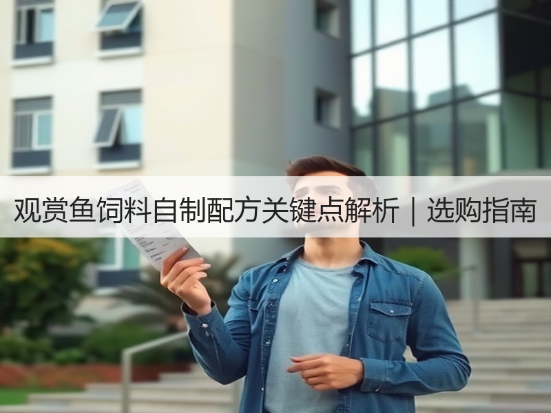 观赏鱼饲料自制配方关键点解析｜选购指南