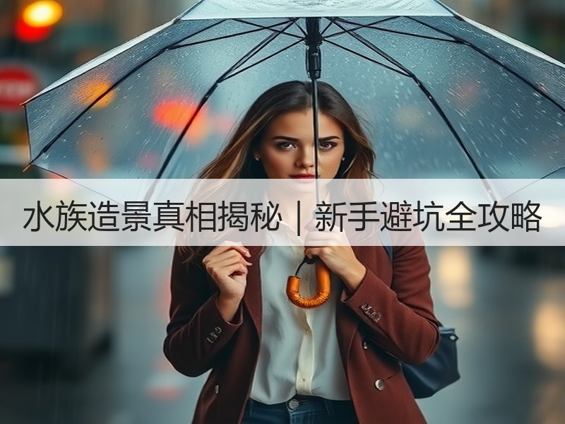 水族造景真相揭秘｜新手避坑全攻略
