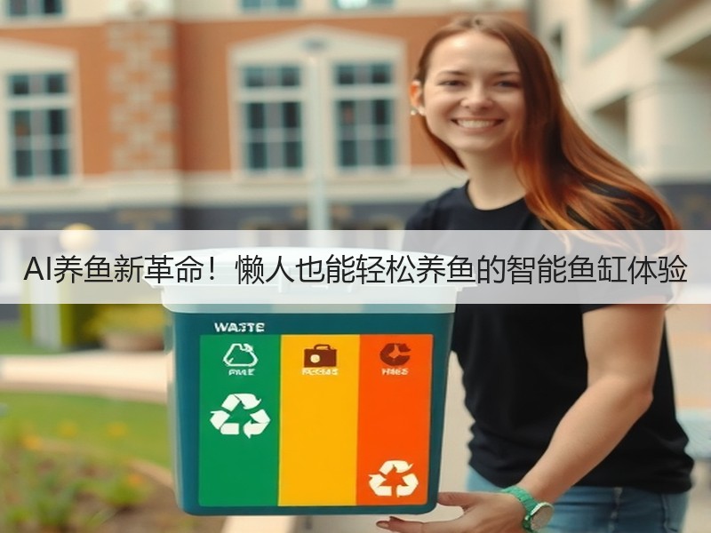 AI养鱼新革命！懒人也能轻松养鱼的智能鱼