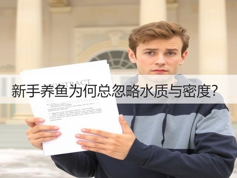 新手养鱼为何总忽略水质与密度？
