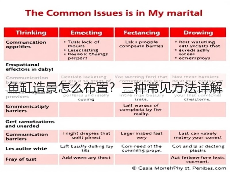 鱼缸造景怎么布置？三种常见方法详解